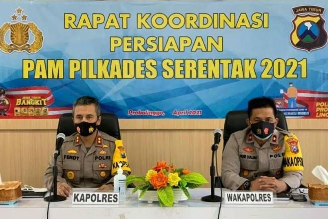 26 Desa Rawan Ricuh Pilkades, Polres Probolinggo akan Tindak Pelanggar Hukum