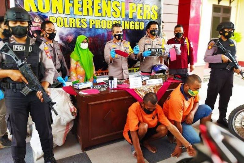 Dua Pelaku Curanmor 15 TKP Ditangkap, Satu Orang Ditembak