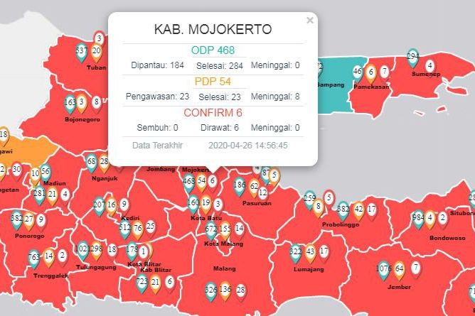 Lagi, Dokter di Mojokerto Positif Covid-19
