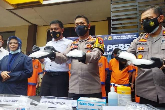 Polresta Probolinggo Sita Sabu Lebih dari Setengah Kilogram