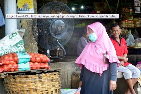 Susahnya Pedagang Pasar Patuhi Protokol Pencegahan Covid-19