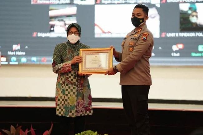 Ungkap Korupsi Bansos PKH, Polres Probolinggo Terima Penghargaan Mensos
