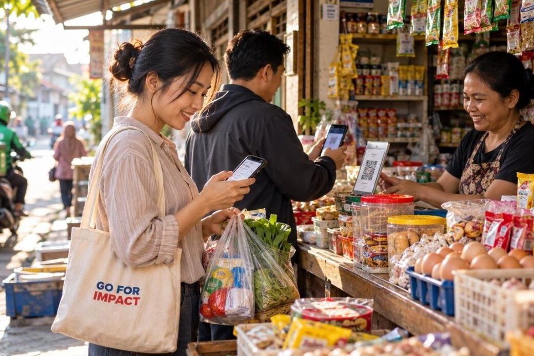 Belanja Orang Indonesia Berubah, Warung Tak Hilang