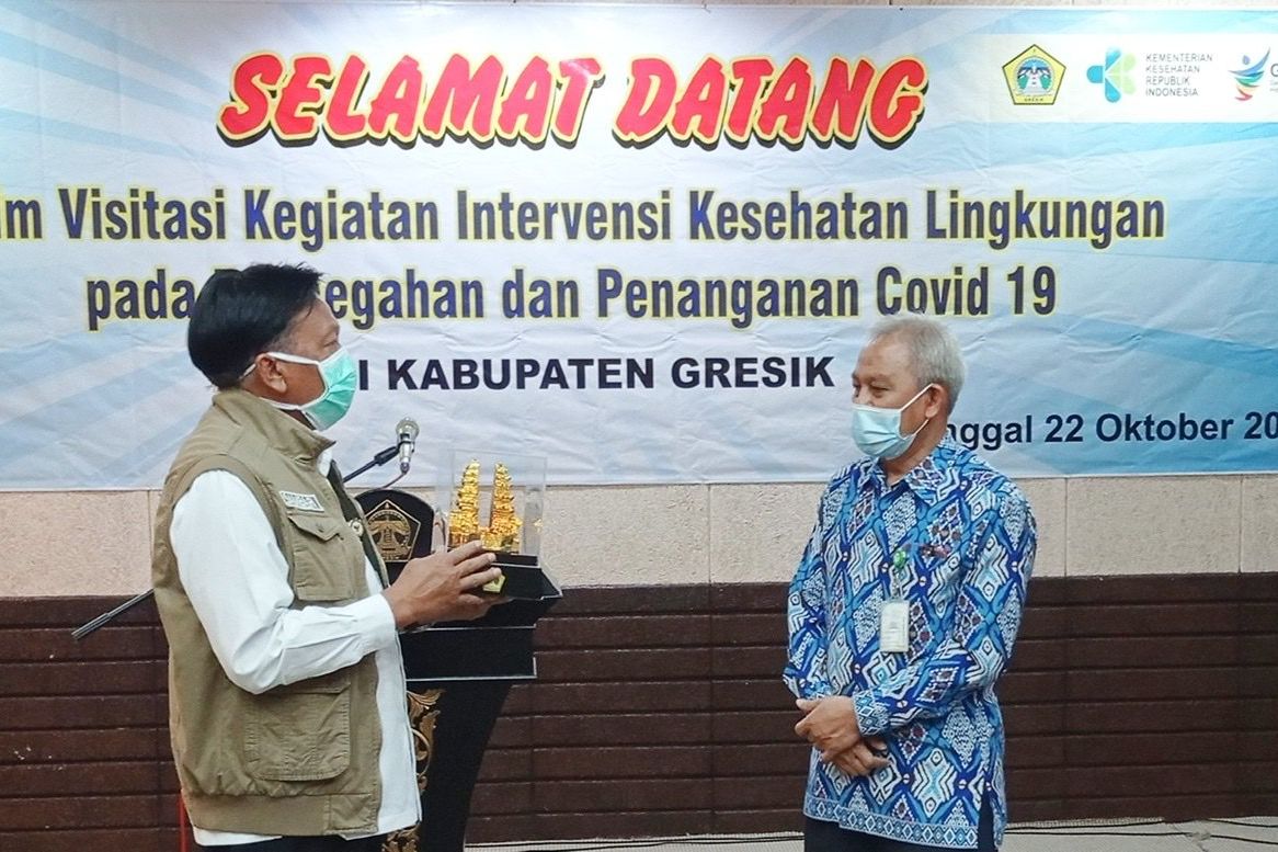 Desa Sekargadung Gresik Terpilih Jadi Visitasi Intervensi Kesehatan Lingkungan 