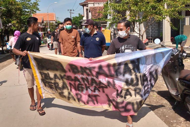 Pelaksanaan Ujian Penjaringan Perangkat Desa di Desa Tiwet Lamongan Digeruduk Warga