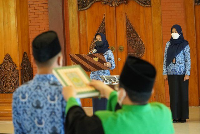 Ning Ita Minta PNS yang Baru Dilantik Tancap Gas untuk Percepat RPJMD