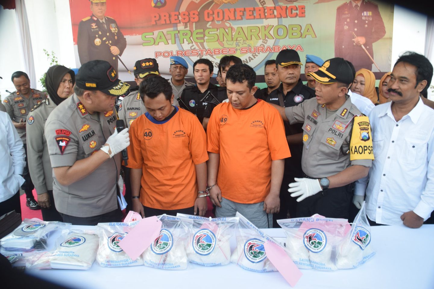 Polrestabes Bekuk Bandar Narkoba Jaringan Internasional