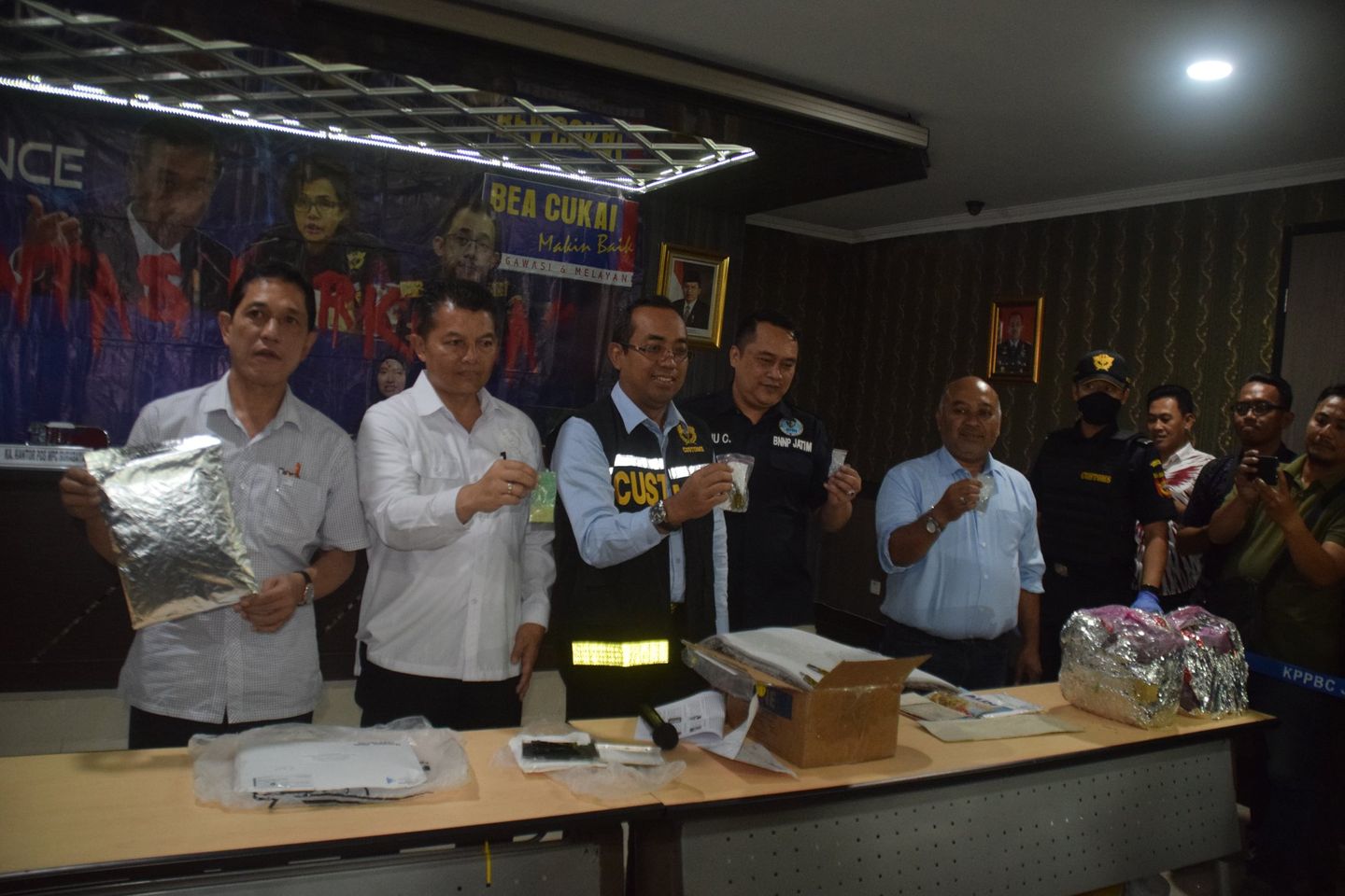 Bea Cukai Amankan 43.629 Paket Narkoba