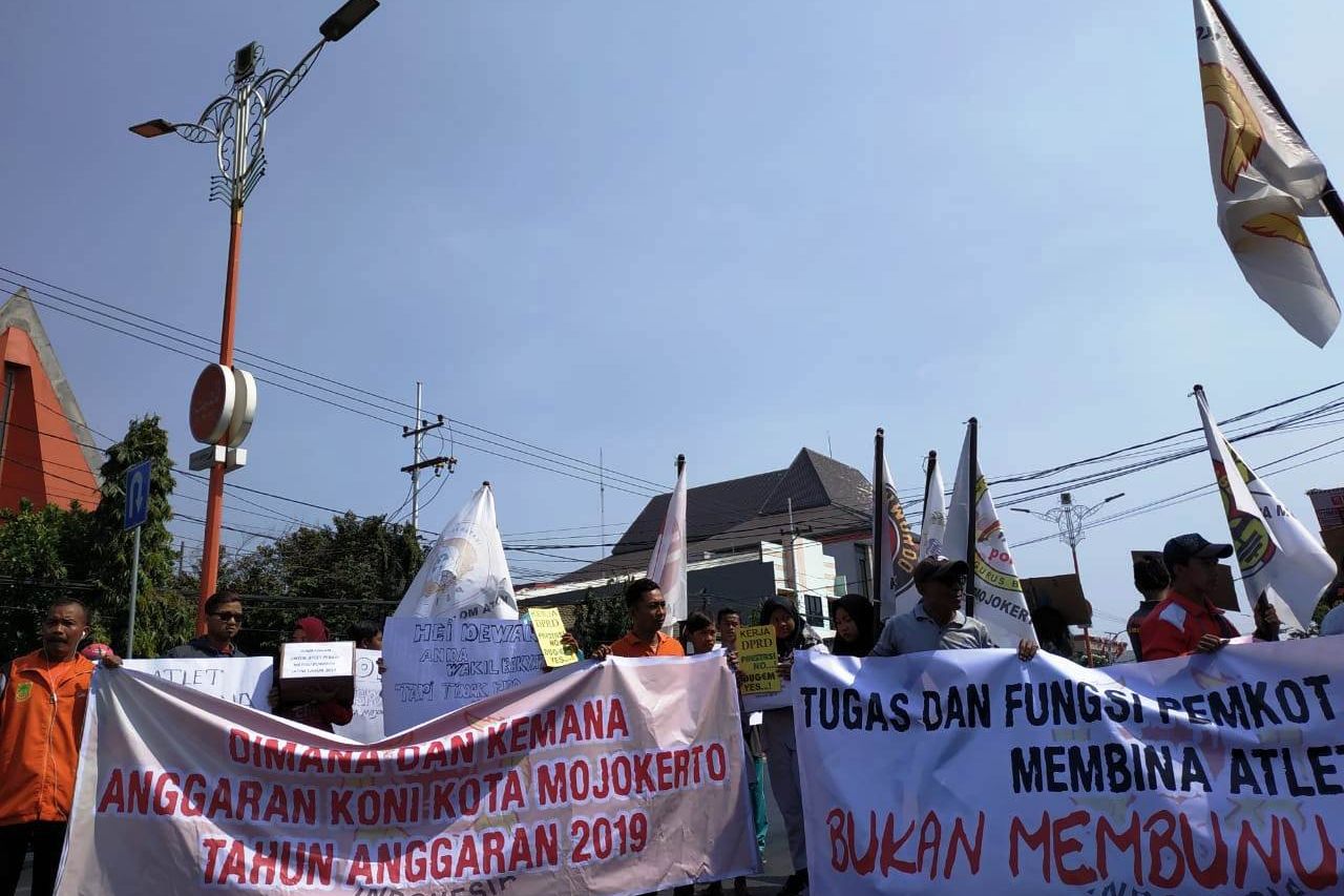 Dana KONI Raib dari ABPD, Atlet di Mojokerto Demonstrasi