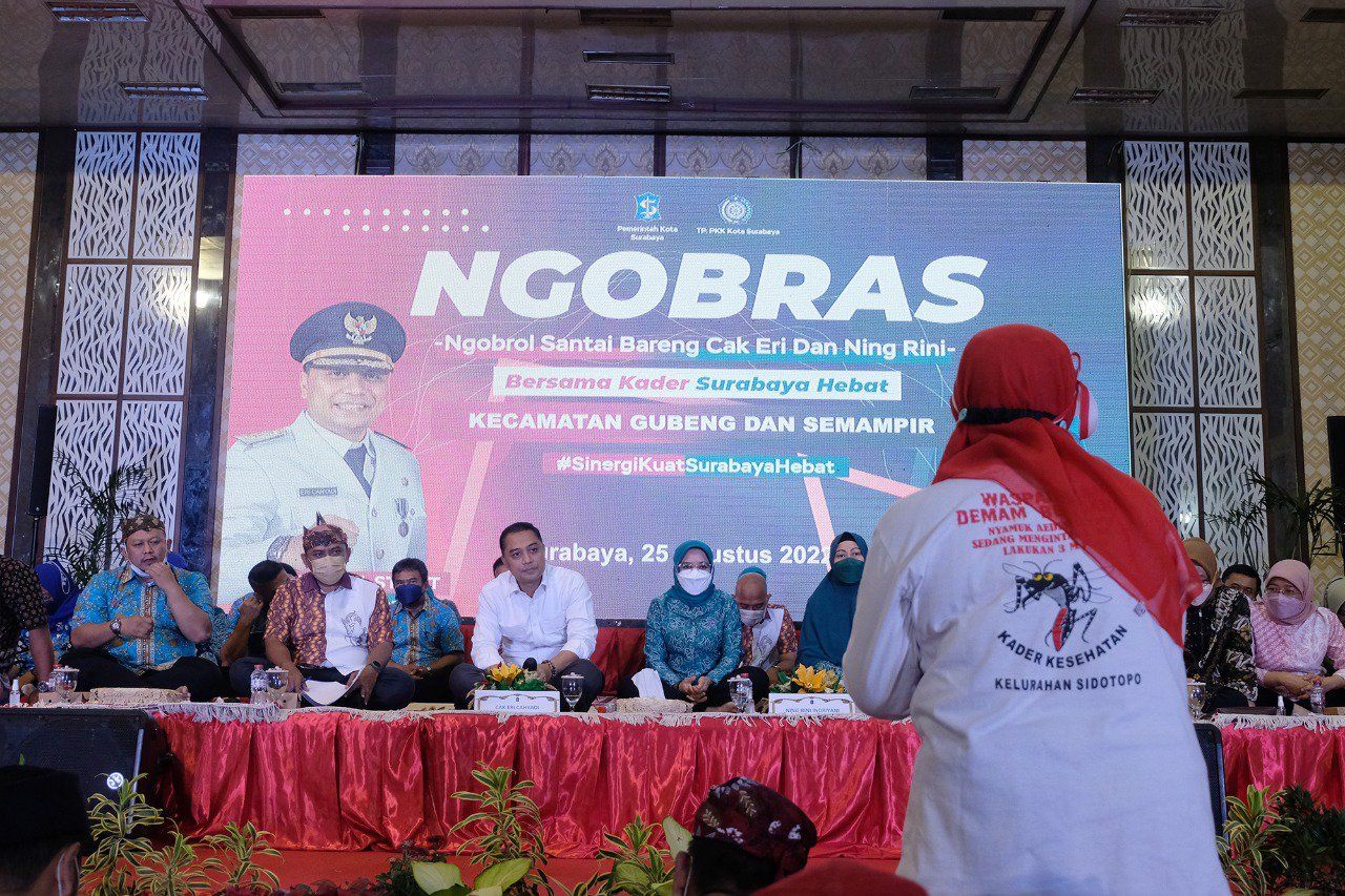 Eri Minta Lurah dan Camat di Surabaya Gelar Pertemuan Rutin dengan KSH