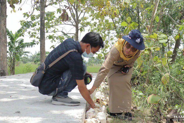 Dinas TPHP Lamongan Bangun Jalan Usaha Tani Sebanyak 33 Titik Dengan Anggaran Rp. 4 Miliar