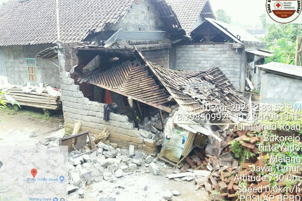 Enam Orang di Malang dan Lumajang Meninggal akibat Gempa