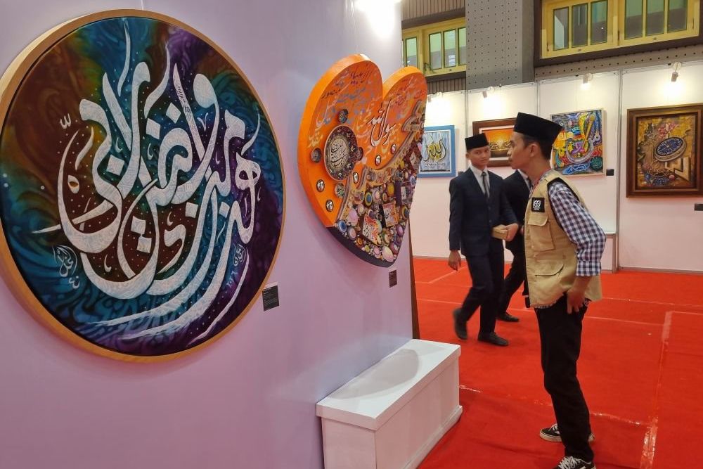 279 Kaligrafer Empat Negara ASEAN Unjuk Karya di Gontor
