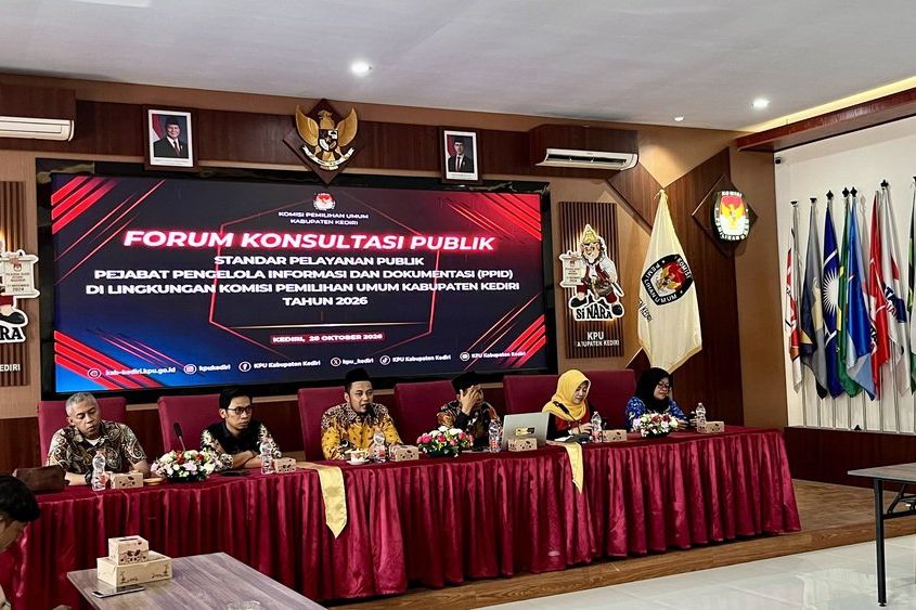 KPU Kediri Serap Masukan untuk Tingkatkan Kualitas Layanan Publik