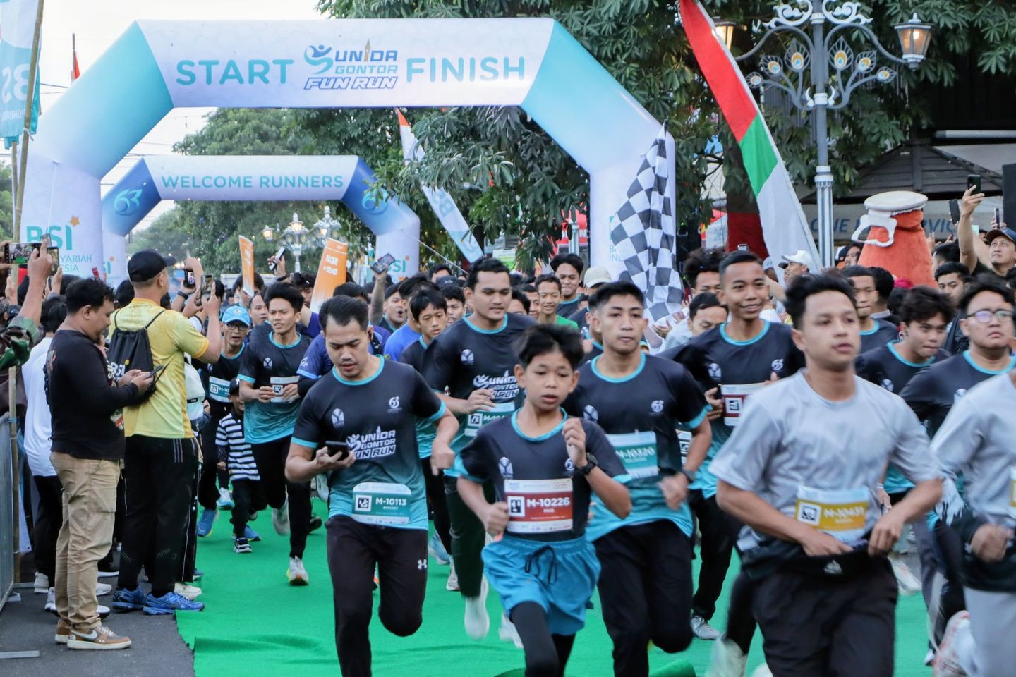 Fun Run 6,3 Kilometer Semarakkan HUT ke-63 UNIDA Gontor dan Sambut 100 Tahun Pondok Gontor