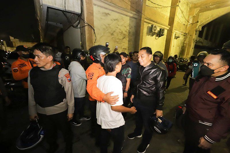 Operasi Gangster di Surabaya, Tim Gabungan Amankan 12 Pemuda
