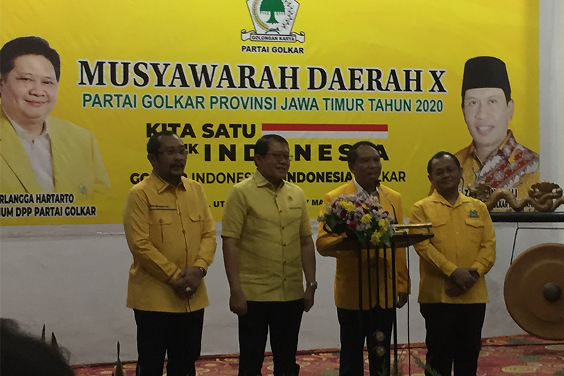 Aklamasi, Sarmuji Terpilih Menjadi Ketua DPD I Partai Golkar Jatim