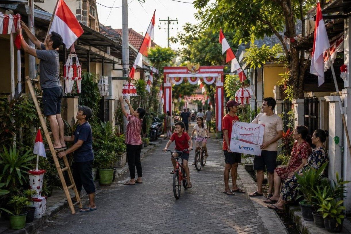 Ide Menghias Gang agar Meriah Tanpa Terlihat Berlebihan