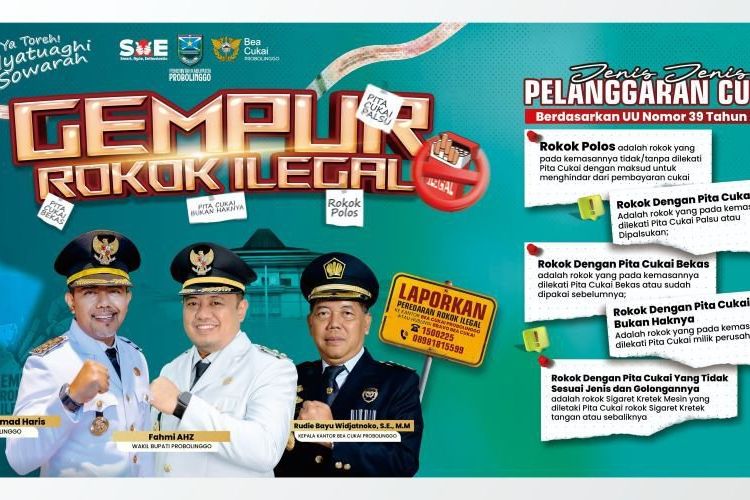 Jangan sampai menjadi bagian dari peredaran rokok ilegal. Kenali ciri-cirinya dan laporkan jika menemukannya.