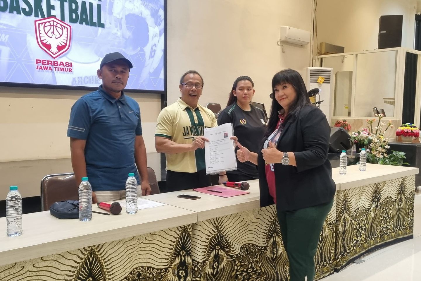 Grace Evi Calon Tunggal Ketua Perbasi Jatim