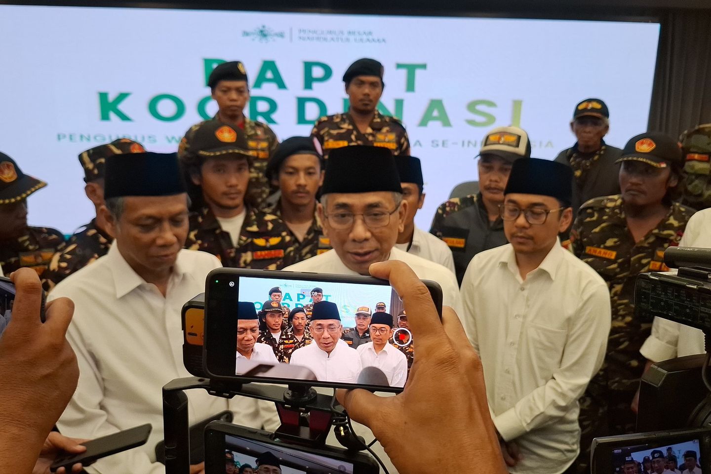 Dihadiri Gus Yahya, PWNU se-Indonesia Tolak Pengunduran Diri Ketum PBNU