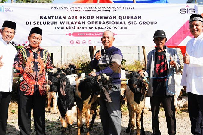 SIG Bantu Masyarakat Hewan Kurban Senilai Rp.4,32 Miliar