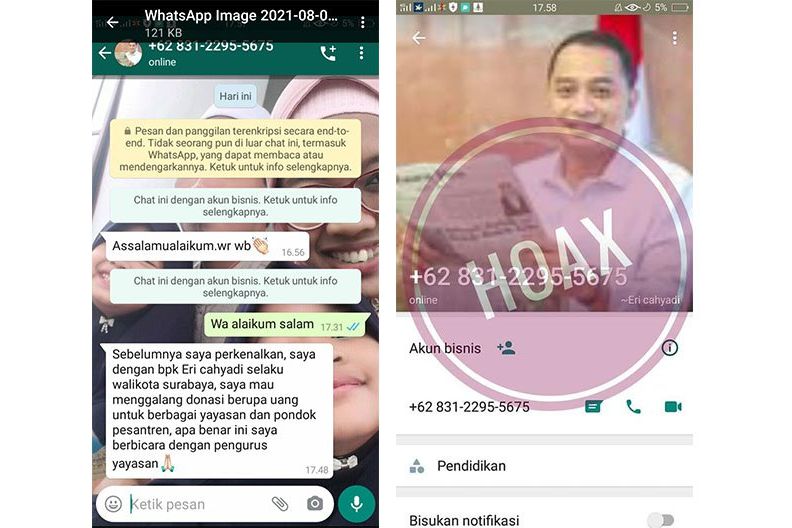 Nama Wali Kota Surabaya 'Dicatut' Lakukan Penipuan Donasi