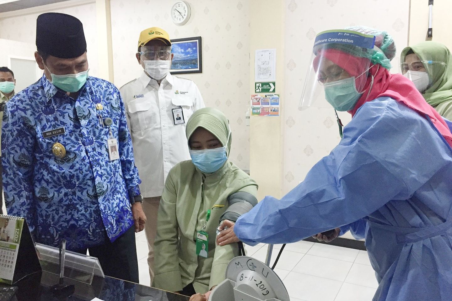 Begini Respon Nakes Surabaya Usai Divaksin Covid-19