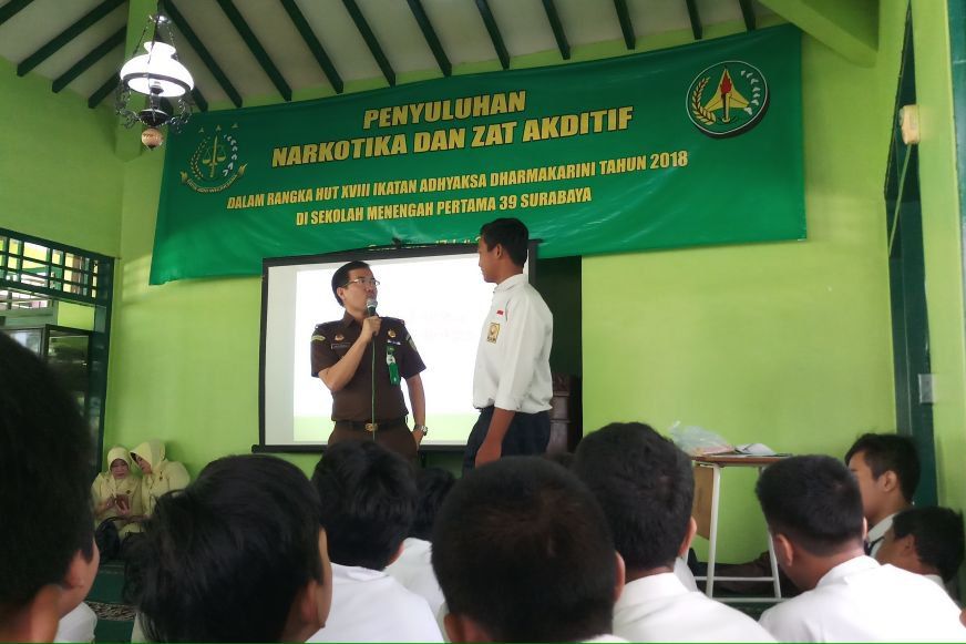 Jaksa Bidik Anak SMP dan SMA Masalah Narkoba