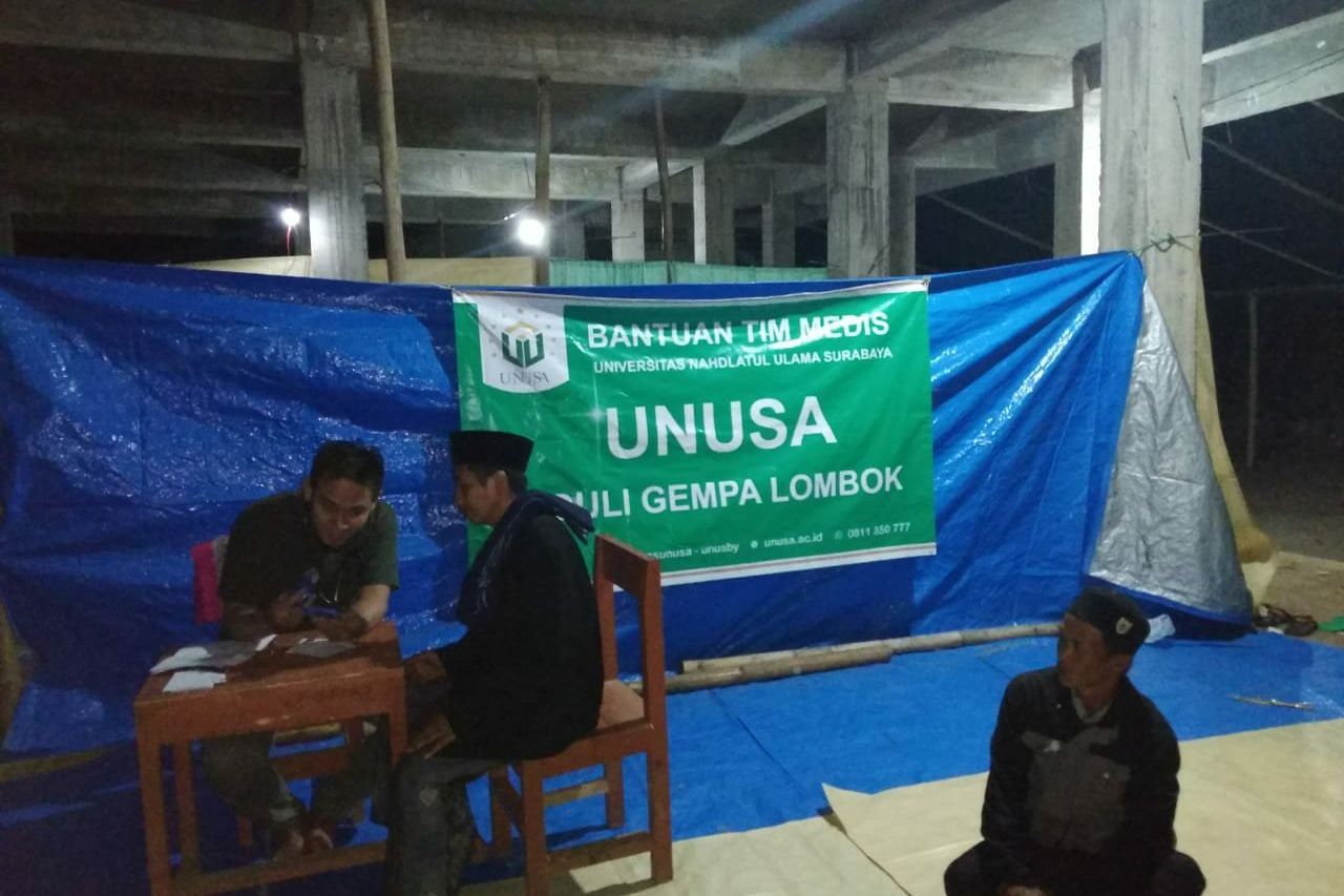 Tangani Korban Lombok Unusa Kirim Tim Medis