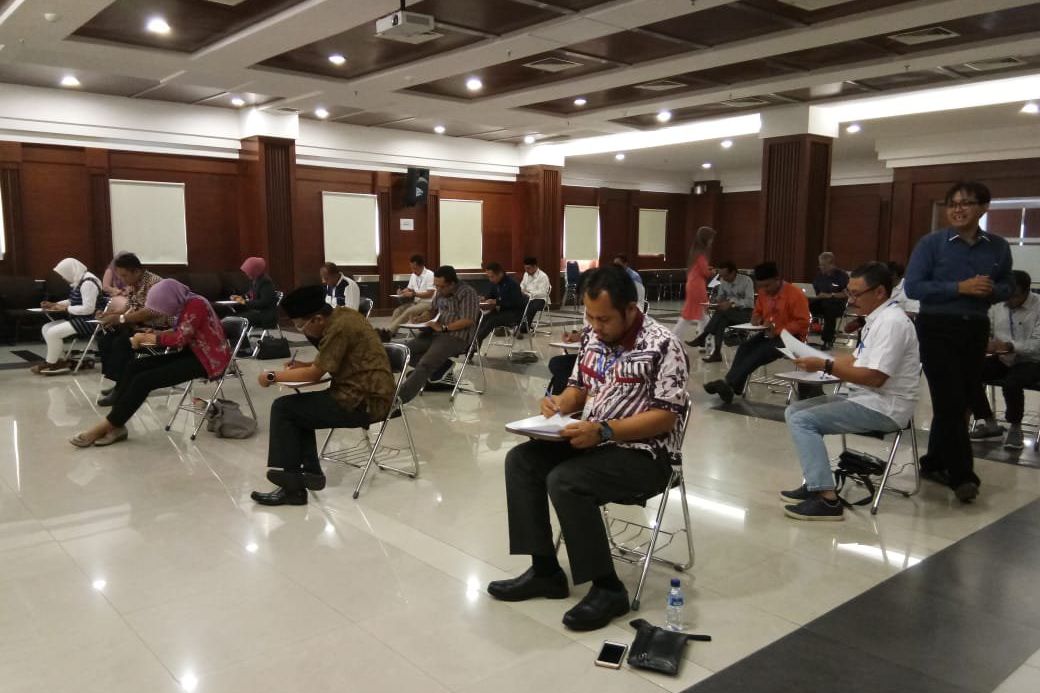 Kandidat Komisioner KPU Jatim Tes Psikologi di RS Unair