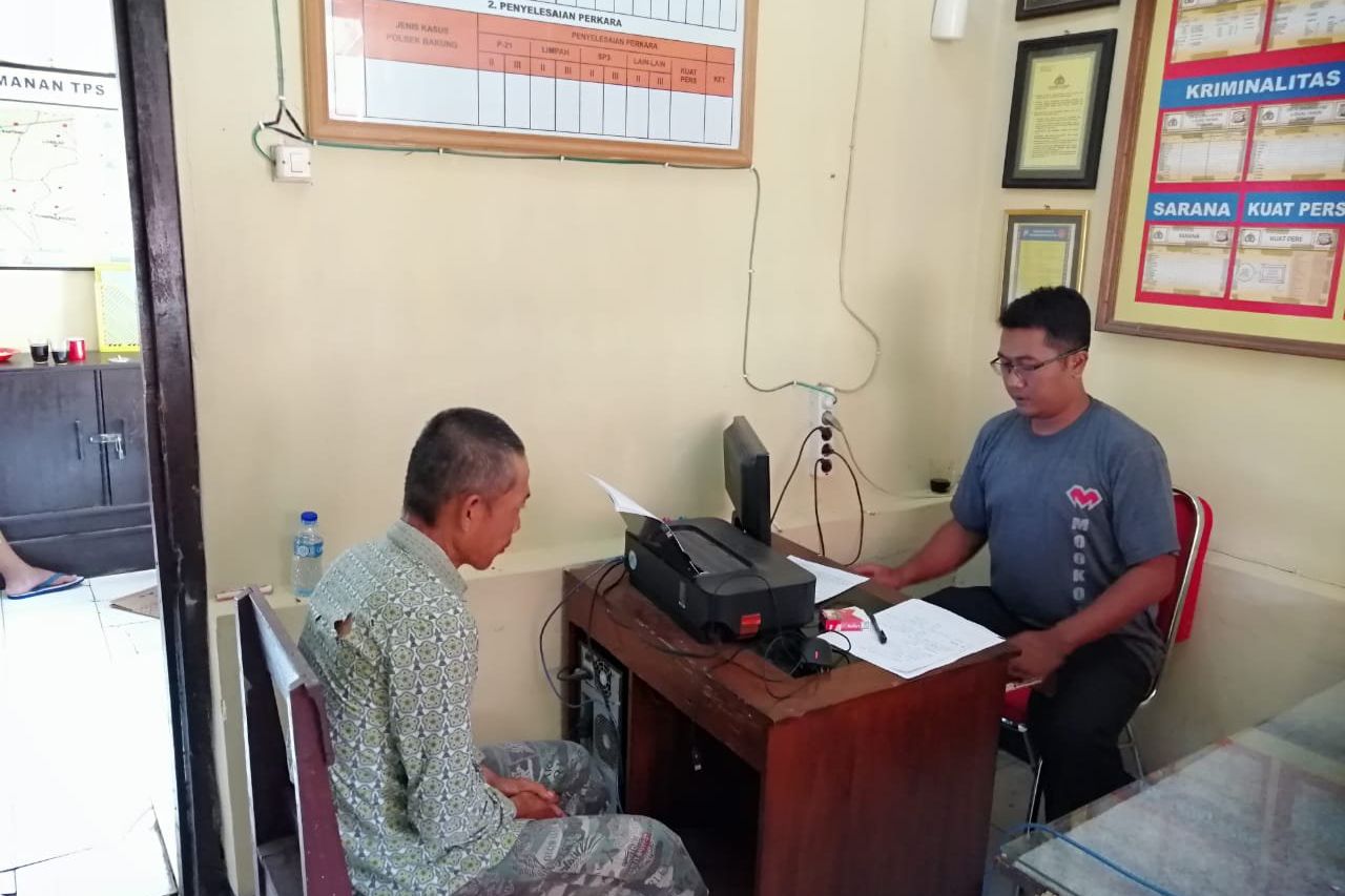 Bawa Motor Curian, Tertangkap Gara-Gara Bensin Habis