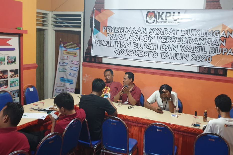 Hanya Satu Paslon Perseorangan Penuhi Syarat Dukungan Silon Pilbup Mojokerto