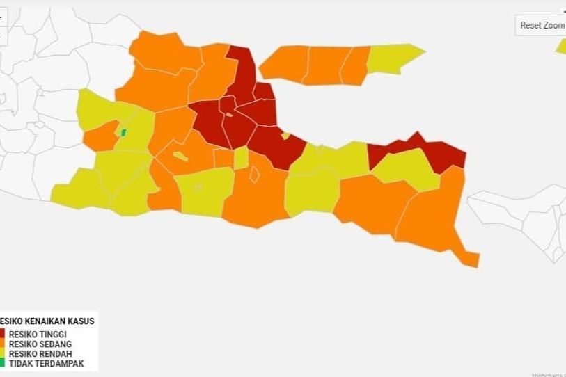 Kabupaten Probolinggo Masuk Zona Kuning Sebaran Covid-19