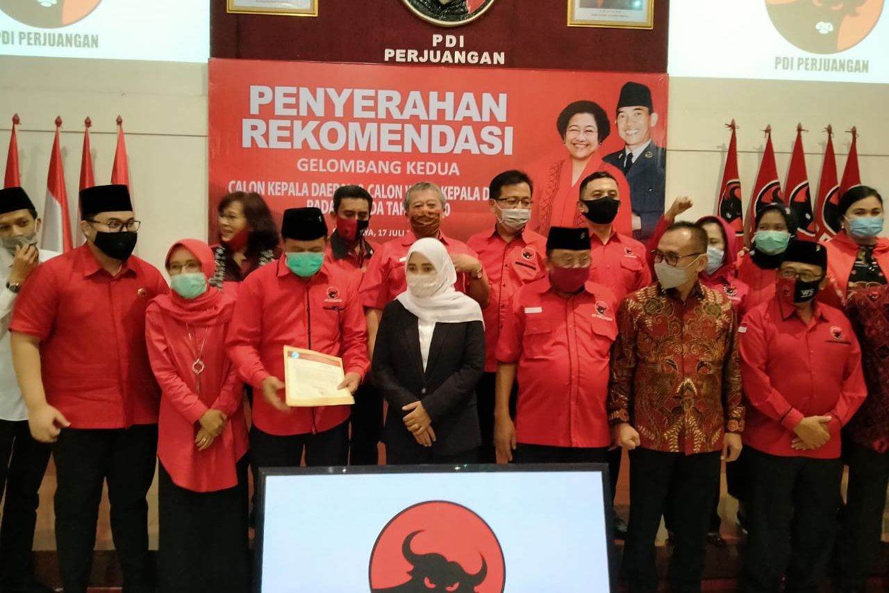 PDIP Rekom Enam Bakal Calon Kepala Daerah di Jatim