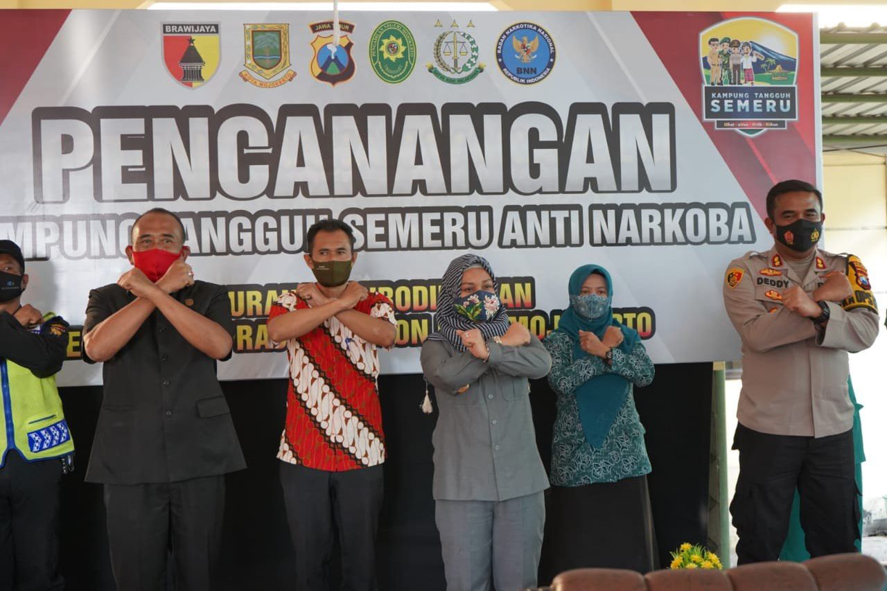 Deklarasi Kampung Tangguh Semeru Anti Narkoba, Ning Ita Ajak Masyarakat Bersinergi Melawan Narkoba