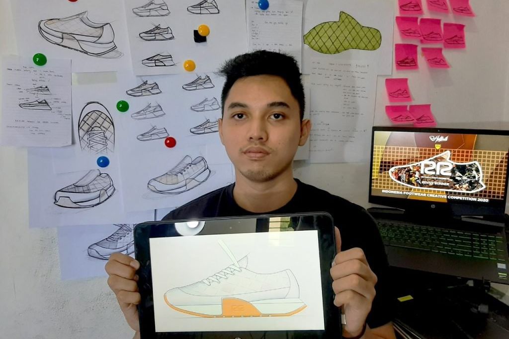 Manfaatkan Limbah Sepatu Kulit, Mahasiswa ITS Juara Kompetisi Kreatif Alas Kaki