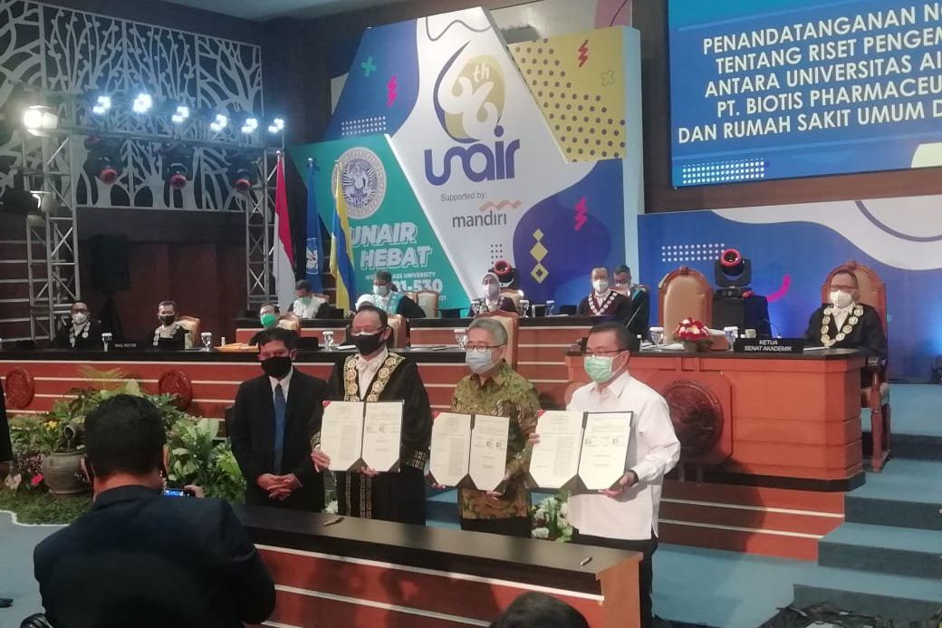 Unair Gandeng PT Biotis Sempurnakan Vaksin Covid-19