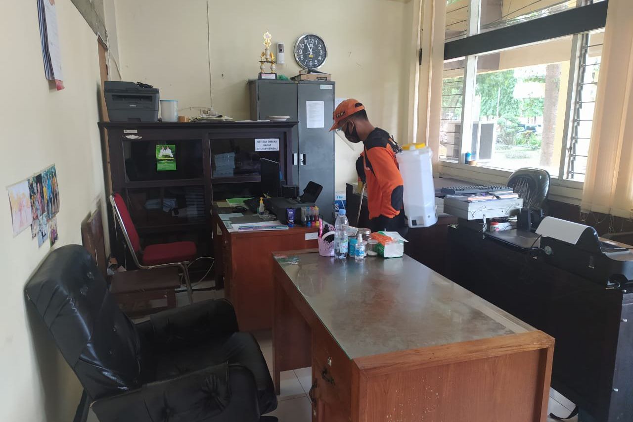 ASN Positif Covid-19, Pemkab Bondowoso Disinfeksi Seluruh Ruangan