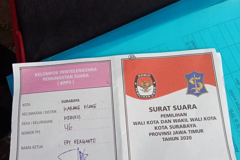 Dua TPS di Surabaya dan Kabupaten Malang Coblos Ulang