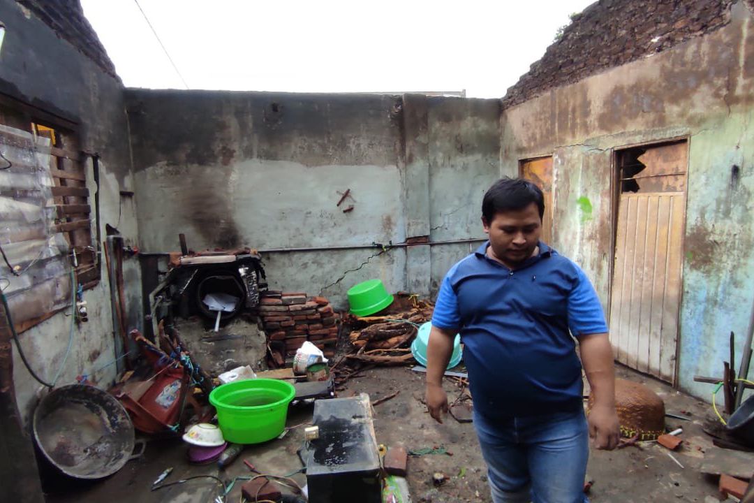 Diterjang Puting Beliung, Tujuh Rumah di Mojokerto Rusak Parah