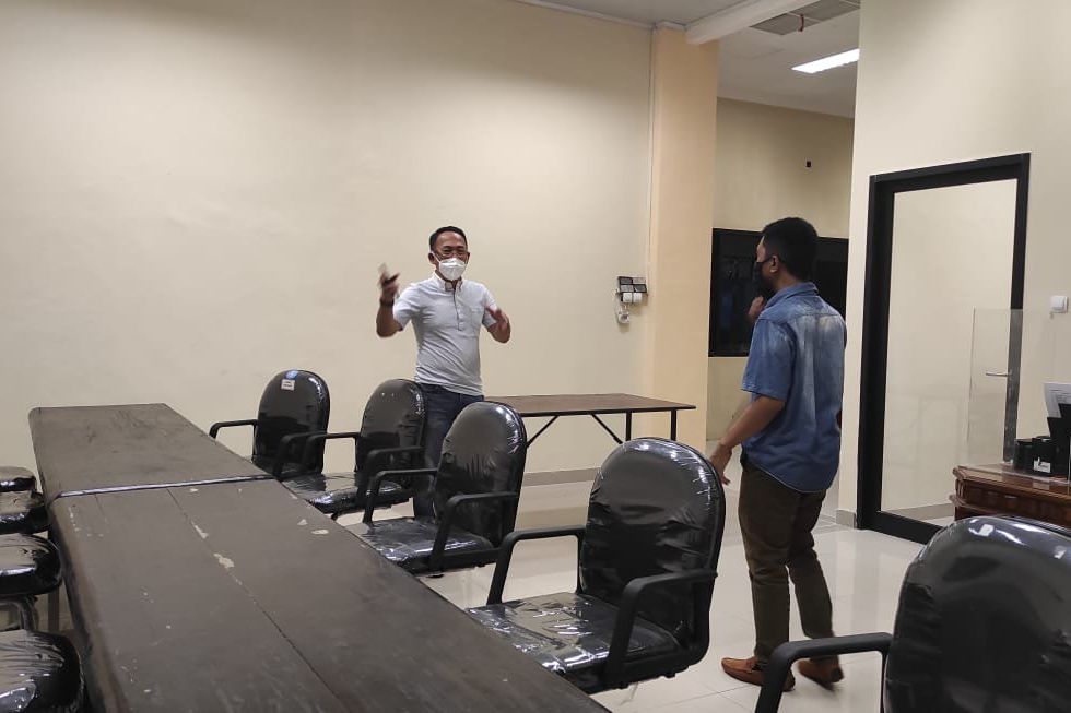 Plafon Runtuh, Pelayanan Publik GMSC Mojokerto Dipindah ke Lantai Tiga