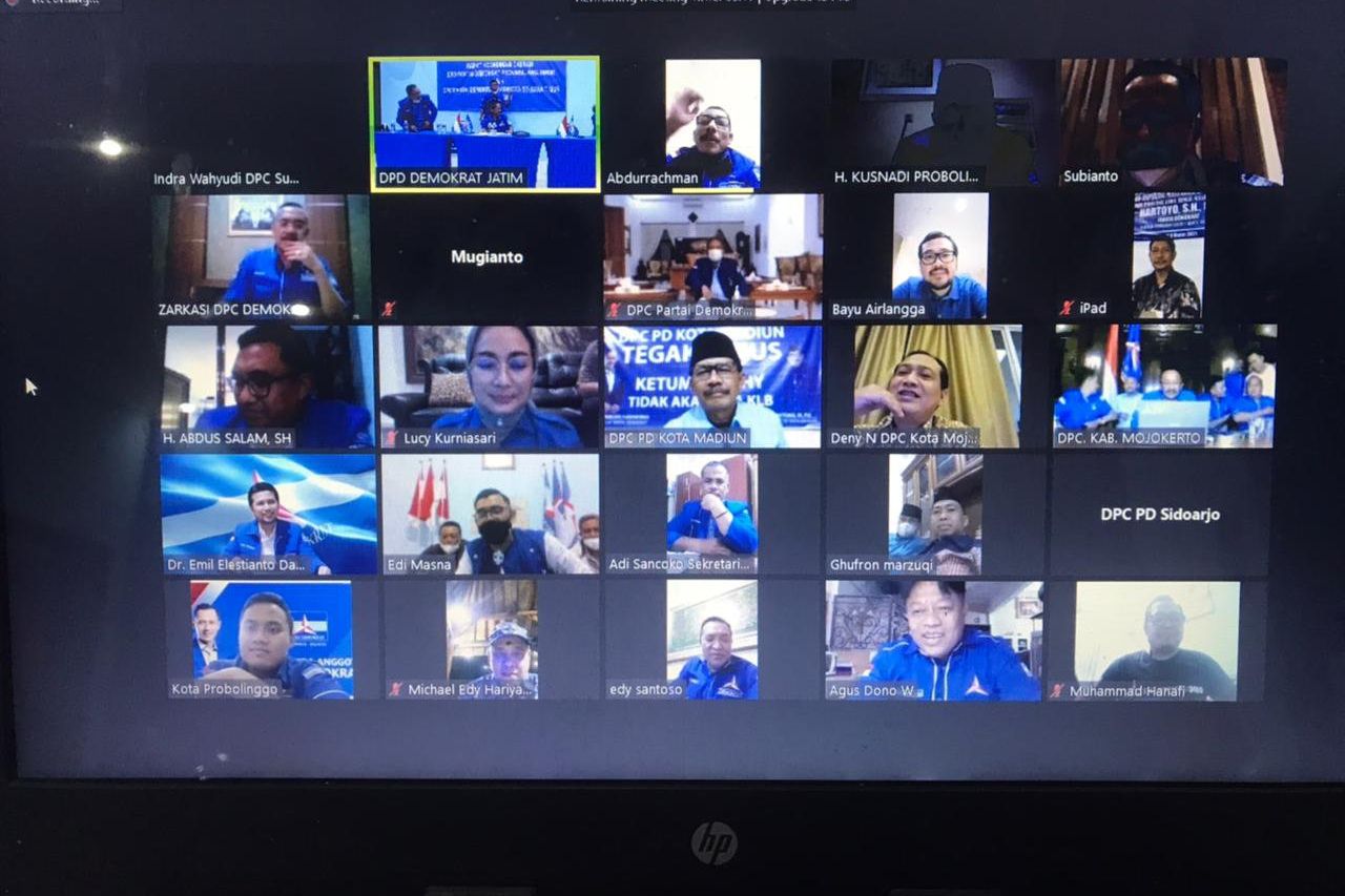Pengurus Demokrat se-Jatim Sepakat Hanya AHY Ketua Umum