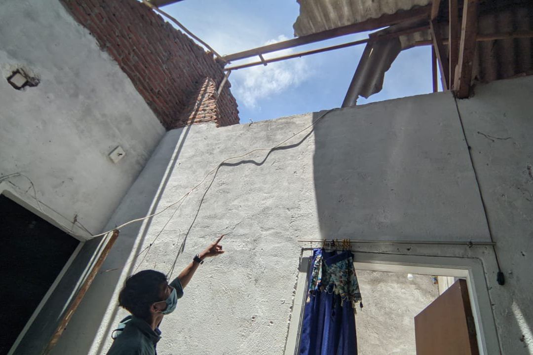 BPBD Mojokerto Ingatkan Angin Kencang, Puluhan Rumah Rusak Diterjang Angin  