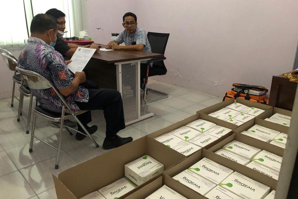 Hampir Kedaluwarsa, Ribuan Alat Rapid Test Antibodi di Mojokerto Ditukar