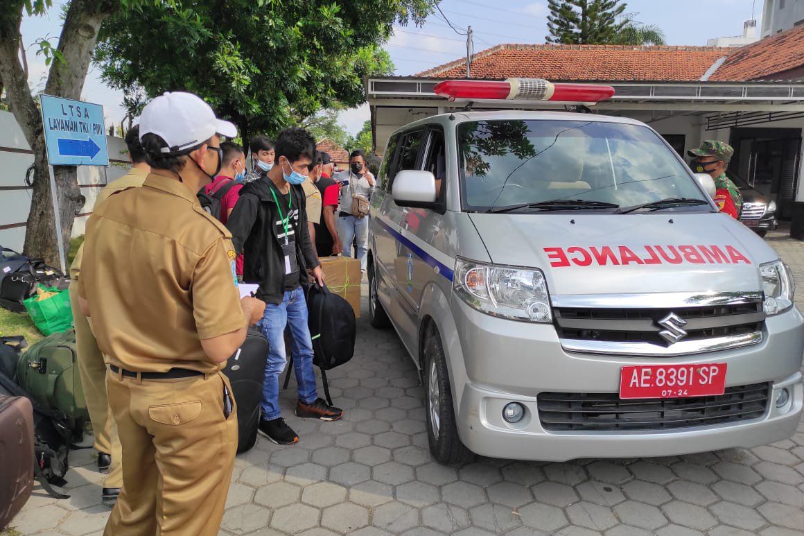 Habis Kontrak Kerja, Ratusan Pekerja Migran Pulang ke Ponorogo 