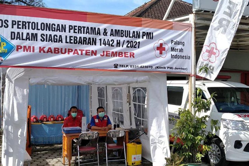 Lebaran, PMI Jember Buka 5 Posko Pelayanan Kesehatan