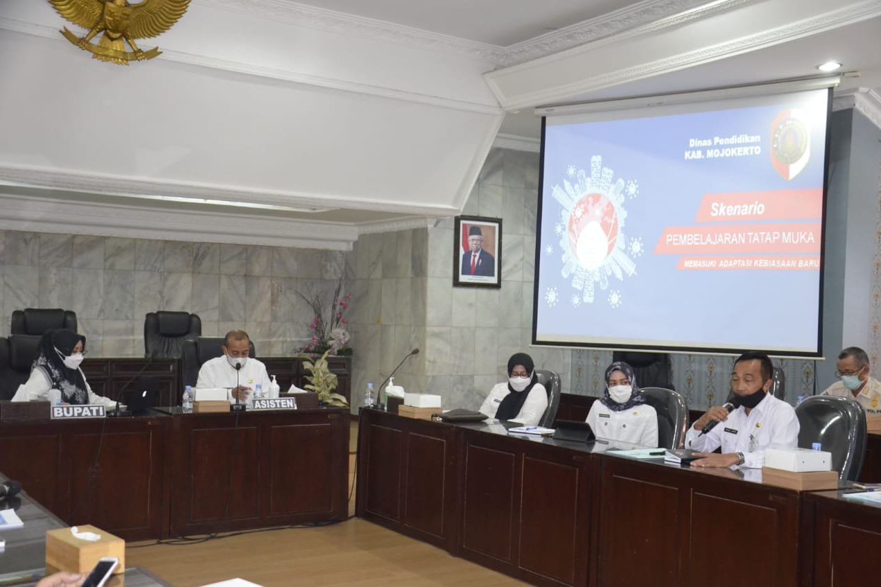 Pembelajaran Tatap Muka di Kabupaten Mojokerto Mulai 24 Mei 2021