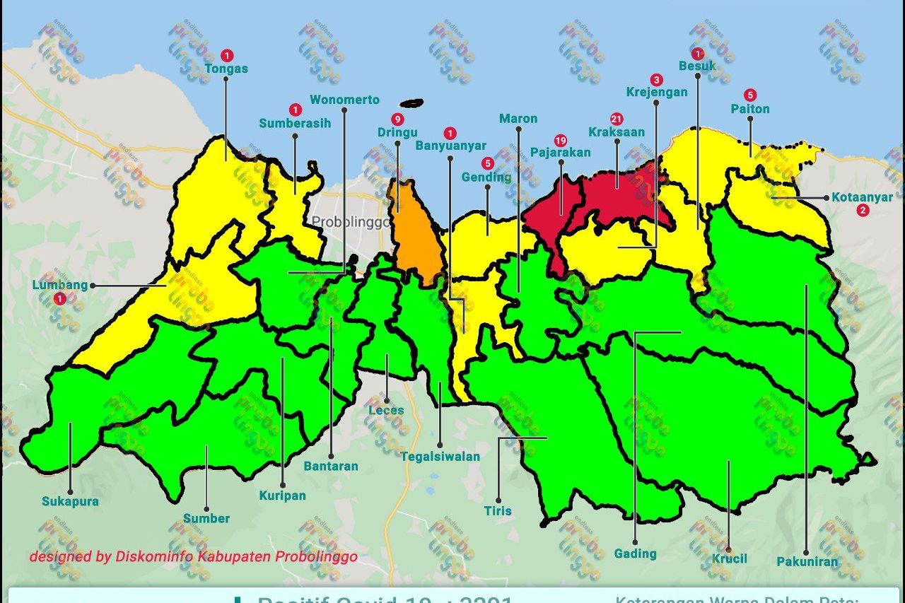 Nakes di Probolinggo Terpapar Covid, Dua Kecamatan Masuk Kategori <em>Red Zone</em>