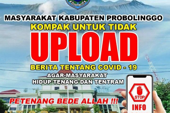 Beredar Informasi Kompak Tak Upload Berita Covid-19, Pemkab Probolinggo Sebut Hoaks